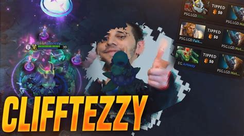 3 Times Clifftezzy (PSG.LGD vs EG .